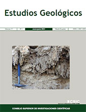 Fascicule, Estudios geológicos : 77, 1, 2021, CSIC, Consejo Superior de Investigaciones Científicas