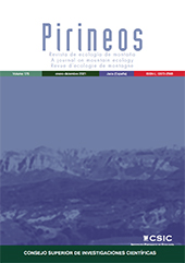 Issue, Pirineos : revista de ecología de montaña : 176, 2021, CSIC, Consejo Superior de Investigaciones Científicas