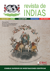Fascicule, Revista de Indias : LXXXI, 281, 1, 2021, CSIC, Consejo Superior de Investigaciones Científicas