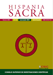 Heft, Hispania Sacra : LXXIII, 147, 1, 2021, CSIC, Consejo Superior de Investigaciones Científicas