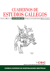 Fascicule, Cuadernos de estudios gallegos : LXVIII, 134, 2021, CSIC, Consejo Superior de Investigaciones Científicas