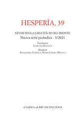Artículo, Spazi sacri e aree di produzione a Caulonia e Sibari tra periodo arcaico e classico, "L'Erma" di Bretschneider