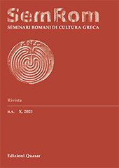 Article, Revisionismo omerico e caratterizzazione degli eroi nel ‘Romanzo di Troia' : la trasformazione di Aiace nell'Ephemeris greca e latina, Edizioni Quasar