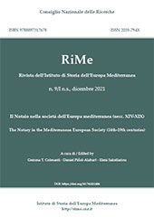 Issue, RiMe : rivista dell'lstituto di Storia dell'Europa Mediterranea : 9 nuova serie, I, 2021, ISEM - Istituto di Storia dell'Europa Mediterranea