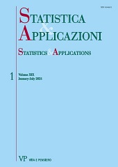 Heft, Statistica & Applicazioni : XIX, 1, 2021, Vita e Pensiero