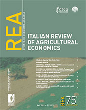 Fascicolo, Rivista di economia agraria : LXXVI, 3, 2021, Firenze University Press