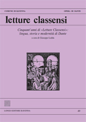 Chapter, Le forme del testo : gli studi filologici, linguistici e retorici nelle Letture Classensi (28 novembre 2020), Longo