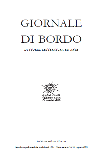 Issue, Giornale di bordo, di storia, letteratura ed arte : 56/57, 1/2, 2021, LoGisma