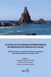 E-book, Actas de las VIII Jornadas Internacionales de graduados en ciencias de la salud : salud orientada a la comunidad en tiempos de pandemia : Universidad de Almería 8 y 9 de julio de 2021, Editorial Universidad de Almería