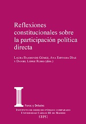 eBook, Reflexiones constitucionales sobre la participación política directa, Centro de Estudios Políticos y Constitucionales