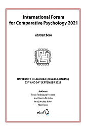 E-book, International Forum for Comparative Psychology 2021 : abstract book, Editorial Universidad de Almería