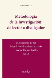 E-book, Metodología de la investigación : de lector a divulgador, Editorial Universidad de Almería