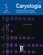 Heft, Caryologia : international journal of cytology, cytosystematics and cytogenetics : 74, 4, 2021, Firenze University Press