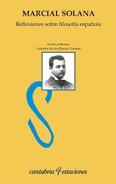E-book, Reflexiones sobre filosofía española, Solana González-Camino, Marcial, Editorial de la Universidad de Cantabria