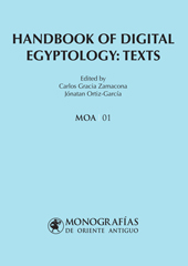E-book, Handbook of digital Egyptology : texts, Universidad de Alcalá