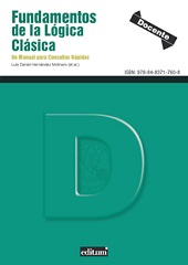 E-book, Fundamentos de la lógica clásica : un manual para consultas rápidas, Universidad de Murcia