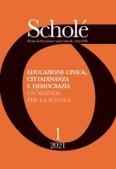 Article, Educazione civica, cittadinanza e democrazia : un'agenda per la scuola, Scholé