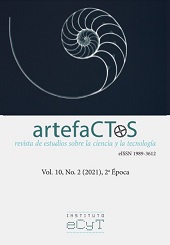 Heft, ArtefaCToS : revista del Instituto de Estudios de la Ciencia y la Tecnología : 10, 2, 2021, Ediciones Universidad de Salamanca