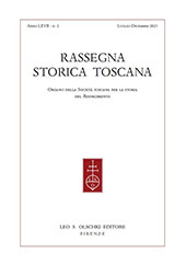 Fascicule, Rassegna storica toscana : LXVII, 2, 2021, L.S. Olschki