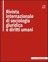 Fascicule, Rivista internazionale di sociologia giuridica e diritti umani : 4, 2021, TAB edizioni
