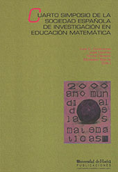 E-book, Cuarto Simposio de la Sociedad Española de Investigación en Educación Matemática, Universidad de Huelva