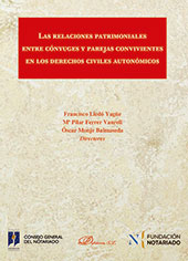 eBook, Las relaciones patrimoniales entre cónyuges y parejas convivientes en los derechos civiles autonómicos, Dykinson