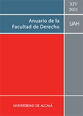 Fascicolo, Anuario de la Facultad de derecho de la Universidad de Alcalá : XIV, 2021, Dykinson