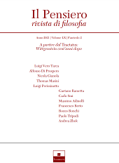 Fascicule, Il Pensiero : rivista di filosofia : LX, 2, 2021, InSchibboleth