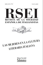 Heft, RSEI : Revista de la Sociedad Española de Italianistas : 15, 2021, Ediciones Universidad de Salamanca