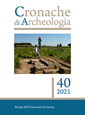 Fascicolo, Cronache di archeologia : 40, 2021, Edizioni Quasar