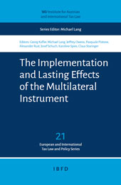 eBook, The implementation and lasting effects of the multilateral instrument, IBFD