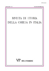 Issue, Rivista di storia della Chiesa in Italia : LXXV, 2, 2021, Vita e Pensiero