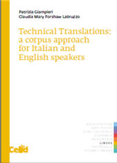 E-book, Technical translations : a corpus approach for italian and english speakers, Celid