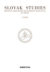 Heft, Slovak Studies : rivista dell'Istituto Storico Slovacco di Roma : 1/2, 2021, Rubbettino