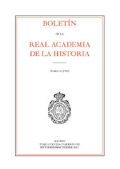 Issue, Boletín de la Real Academia de la Historia : CCXVIII, III, 2021, Real Academia de la Historia