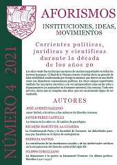 Issue, Aforismos : instituciones, ideas, movimientos : 4, 2021, Dykinson
