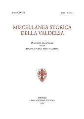 Issue, Miscellanea storica della Valdelsa : 342, 1, 2022, L.S. Olschki