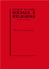 Issue, Ricerche di storia sociale e religiosa : 93, 1/2, 2021, Edizioni di storia e letteratura
