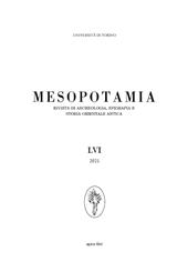 Revue, Mesopotamia : rivista di archeologia, epigrafia e storia orientale antica, Apice libri