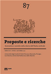Article, Finanza locale e crisi in età preindustriale : una breve premessa, EUM-Edizioni Università di Macerata