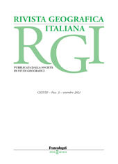 Fascicolo, Rivista geografica italiana : CXXVIII, 3, 2021, Franco Angeli
