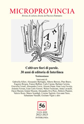 Articolo, La rosa editoriale di Maria Corti, Interlinea