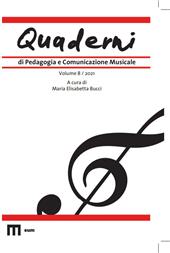 Artikel, Per una pedagogia del jazz e delle altre musiche audiotattili, EUM-Edizioni Università di Macerata
