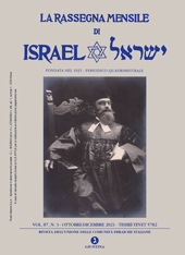 Heft, La Rassegna mensile di Israel : 87, 3, 2021, Unione delle comunità ebraiche italiane  ; La Giuntina