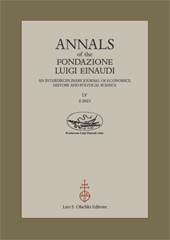 Issue, Annals of the Fondazione Luigi Einaudi : an Interdisciplinary Journal of Economics, History and Political Science : LV, 2, 2021, L.S. Olschki