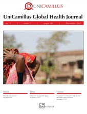 Fascicule, UniCamillus Global Health Journal : UGHJ : 1, 2021, TAB edizioni