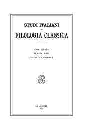 Articolo, La ‘farfalla' e la scabbia : una nota sul versiculus puerilis 11 Blänsdorf, Le Monnier