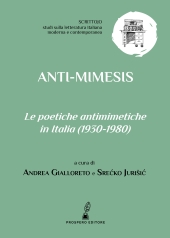 E-book, Anti-mimesis : le poetiche antimimetiche in Italia (1930-1980), 