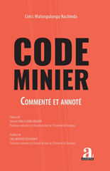 E-book, Code minier : Commenté et annoté, Mulungulungu Nachinda, Cim's, Academia