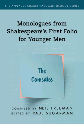 E-book, Monologues from Shakespeare's First Folio for Younger Men : The Comedies, Applause